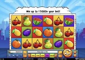 Infinity Hero Slot Screenshot